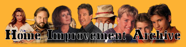 Images of the Cast of Home Improvement with the Home Improvement Archive title